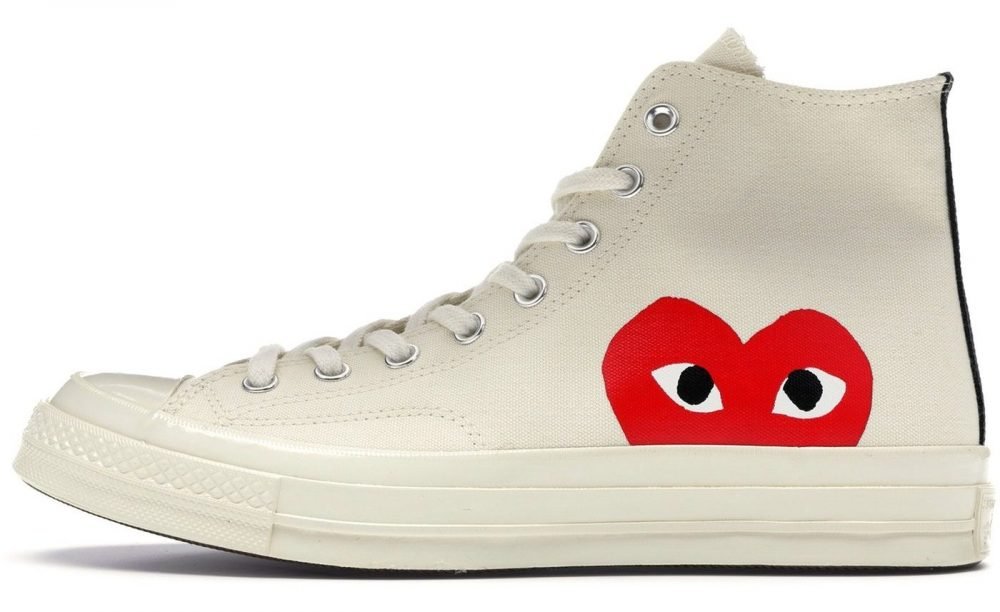 CONVERSE CHUCK TAYLOR X COMME DES GARÇONS HIGH WHITE – ZapasUniverse